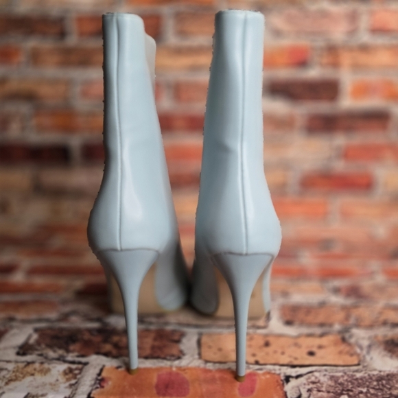 Simmi London Enzu Light Blue PU Ankle Boot Size 6 - Picture 4 of 7
